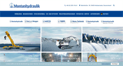 Desktop Screenshot of montanhydraulik.com
